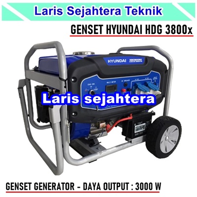 Jual Mesin Genset Generator Hyundai HDG 3800x Harga Murah