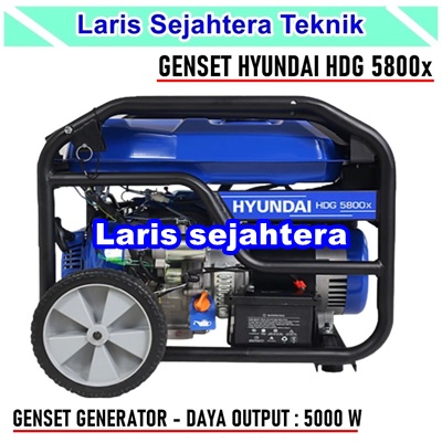 Jual Mesin Genset Generator Hyundai HDG 5800x Harga Murah