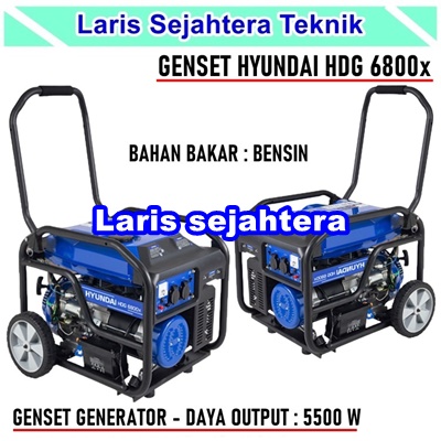 Jual Mesin Genset Generator Hyundai HDG 6800x Harga Murah