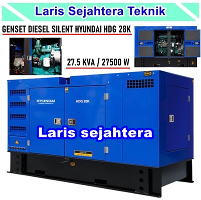 Jual Mesin Genset Generator Hyundai HDG28R Harga Murah