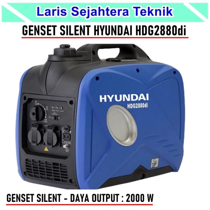 Jual Mesin Genset Silent Hyundai HDG 2880DI Harga Murah