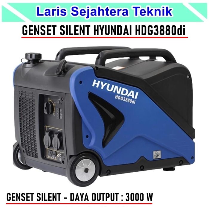 Jual Mesin Genset Silent Hyundai HDG 3880DI Harga Murah