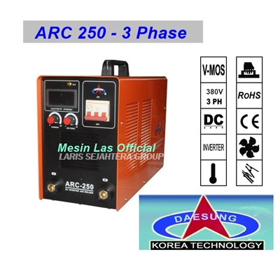 Jual Mesin Las Daesung ARC 250-3 Phase Harga Murah