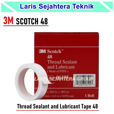 Jual Isolasi Thread Sealant and Lubricant 3M 48 Harga Murah