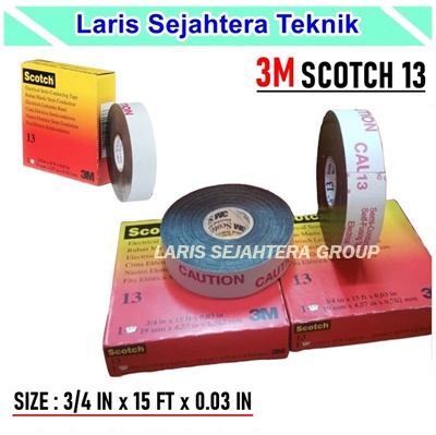 Jual Isolasi elektrikal Semi konduktor 3M Scotch 13 Harga Murah