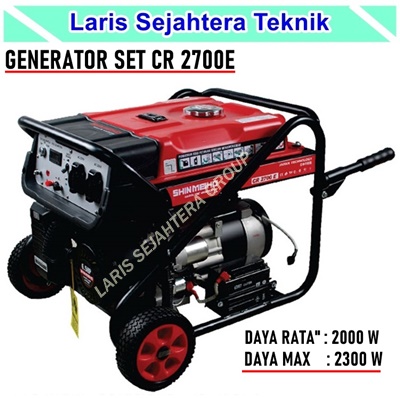 Jual Mesin Genset Shin Meiho CR 2700E Harga Murah