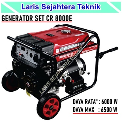 Jual Mesin Genset Shin Meiho CR 8000E Harga Murah