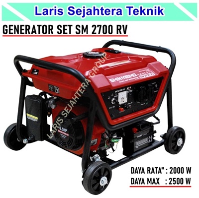 Jual Mesin Genset Shin Meiho SM 2700 RV Harga Murah