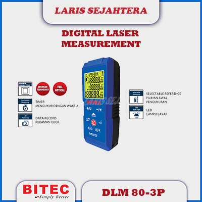 Jual Alat Pengukur Digital Laser Bitec DLM 80-3P Harga Murah