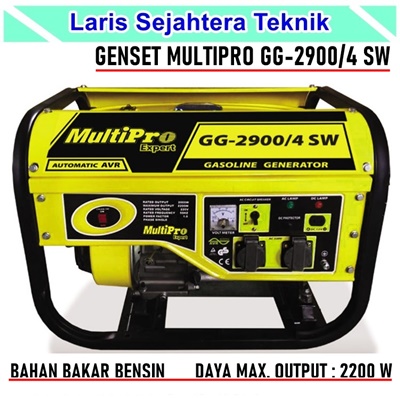 Jual Genset Listrik MultiPro GG 2900 4SW Harga Murah