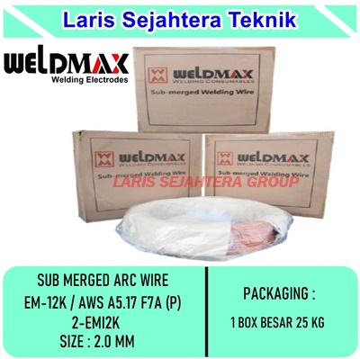Jual Kawat Las ARC Weldmax  EM-12K - 2.0mm Harga Murah