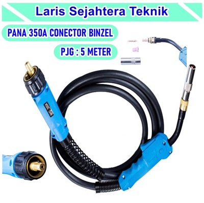 Jual MIG Gun Torch PANA 350 BINZEL - 5  MTR Harga Murah