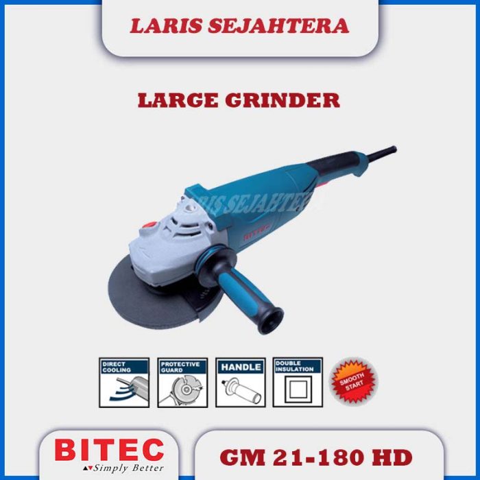 Jual Mesin Grinda Tangan Bitec GM 21-180 HD Harga Murah