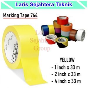 Jual Floor Marking Tape Lakban Lantai Kuning 3M 764