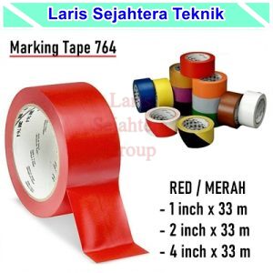 Jual Floor Marking Tape Lakban Lantai Merah 3M 764