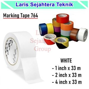 Jual Floor Marking Tape Lakban Lantai Putih 3M 764