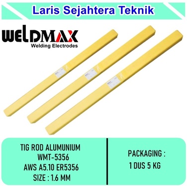 Jual Kawat Las Argon TIG ROD Weldmax AWS 5356 - 1.6mm