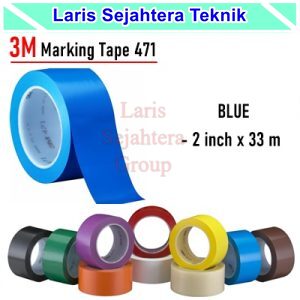Jual floor Marking Vinyl Tap 3M 471 Lakban Lantai Biru