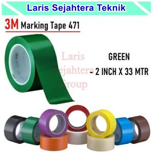 Jual floor Marking Vinyl Tap 3M 471 Lakban Lantai Hijau