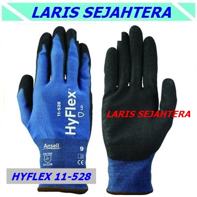 Jual Ansell HyFlex 11-528 Palm Coated Gloves Sarung Tangan