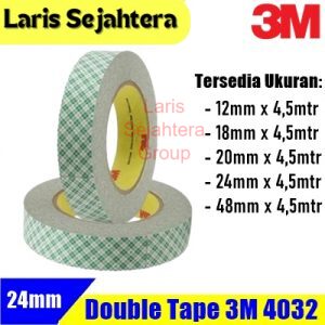 Jual Double Tape 3M Scotch Mounting 4032 Ukuran 1Inch x 4.5Mtr