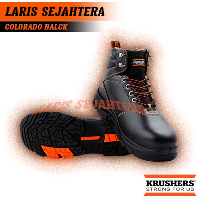 Jual Sepatu Safety Krusher Colorado Black