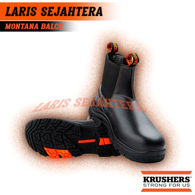 Jual Sepatu Safety Krusher MONTANA Black Harga Murah