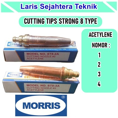 Jual Morris Cutting Tip ST8 Acetylene No 3 Harga Murah