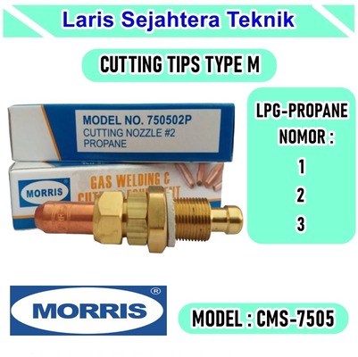 Jual Morris Cutting Tip Type M LPG CMS-7505 No. 2 Harga Murah