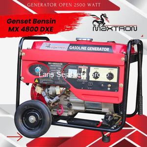 Genset Bensin Maxtron DX 4800 DXE 2500 Watt Open Harga Murah