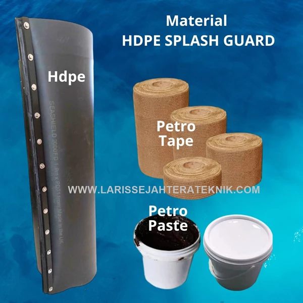 Splash Guard HDPE Jacket Wrapping Tiang Pancang