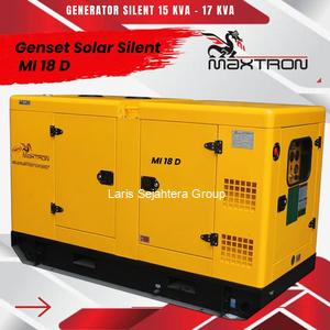 Genset 17 kVA Maxtron MI 18 D Silent Type Solar