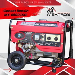 Genset Maxtron MX 4800 DXE 2500 Watt Generator Set Open Tipe Bensin