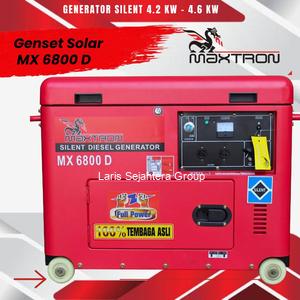 Genset Maxtron MX 6800 D Silent Tipe Solar