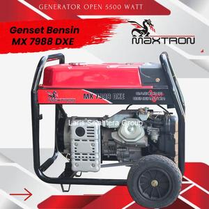Genset Maxtron MX 7988 DXE 5500 Watt Open Type Bensin